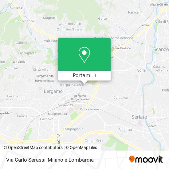 Mappa Via Carlo Serassi