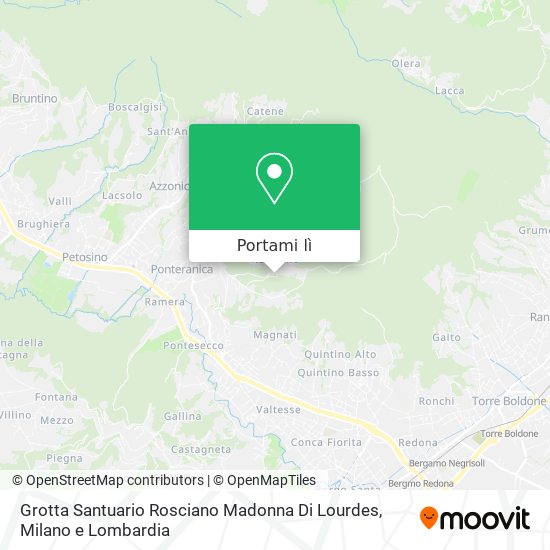 Mappa Grotta Santuario Rosciano Madonna Di Lourdes