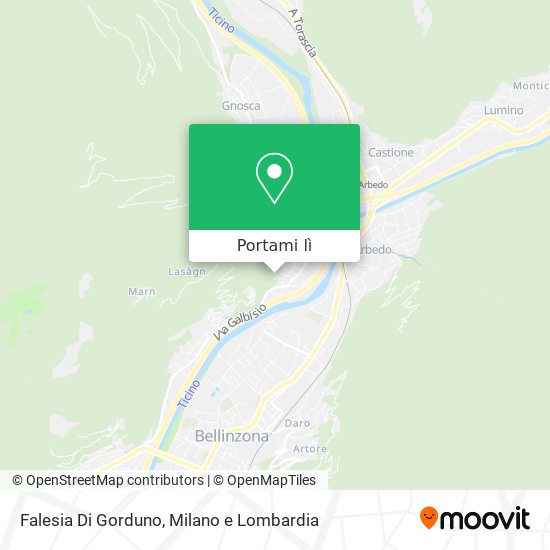 Mappa Falesia Di Gorduno