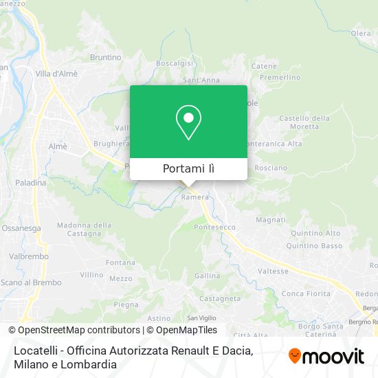 Mappa Locatelli - Officina Autorizzata Renault E Dacia