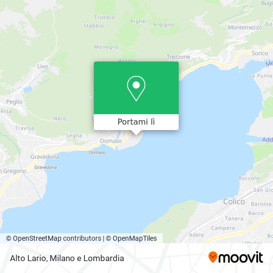 Mappa Alto Lario