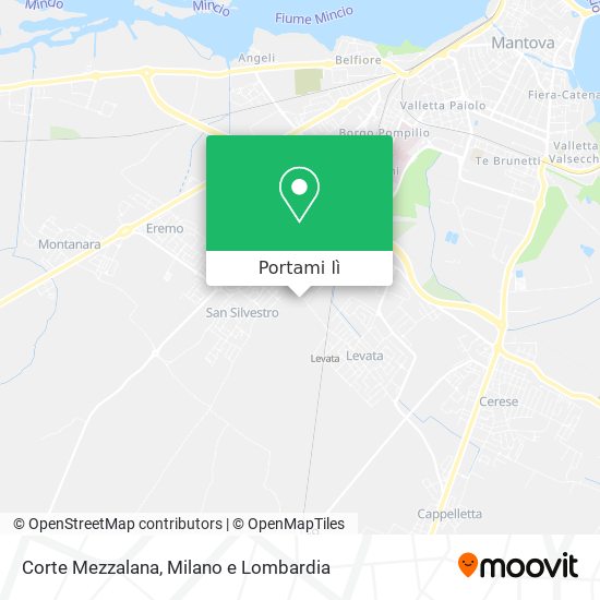 Mappa Corte Mezzalana