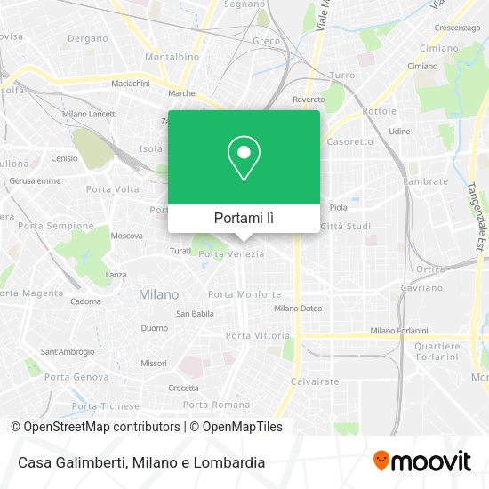 Mappa Casa Galimberti