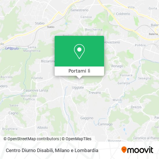 Mappa Centro Diurno Disabili