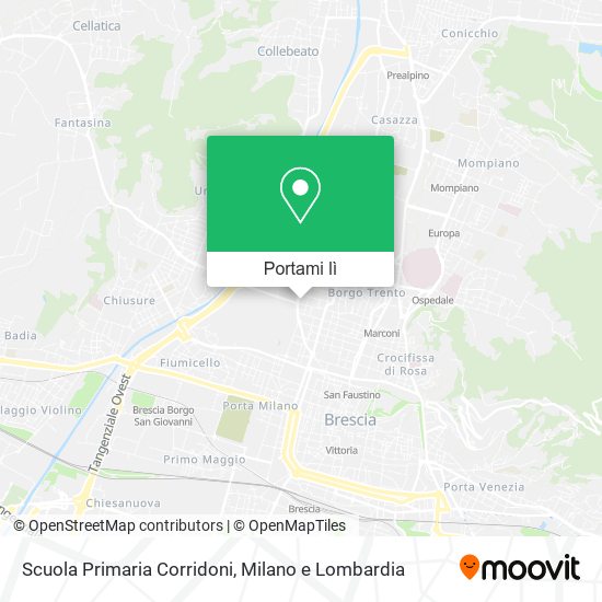Mappa Scuola Primaria Corridoni