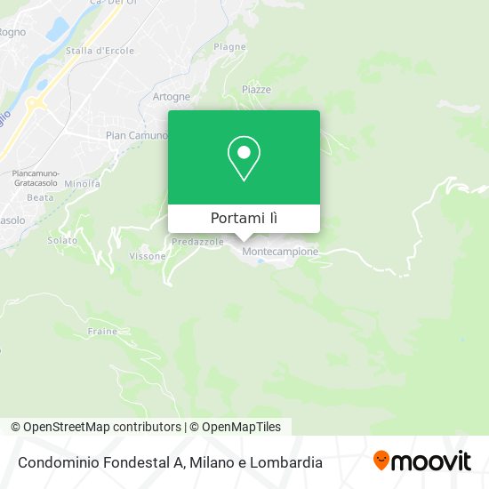 Mappa Condominio Fondestal A