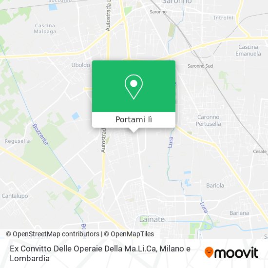 Mappa Ex Convitto Delle Operaie Della Ma.Li.Ca