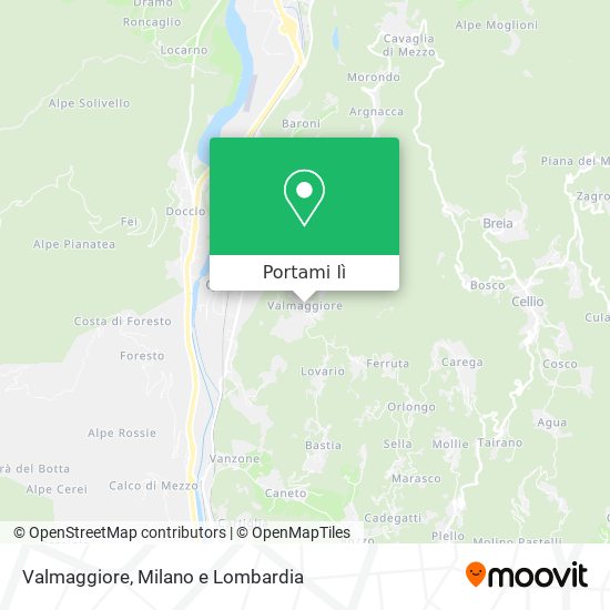Mappa Valmaggiore