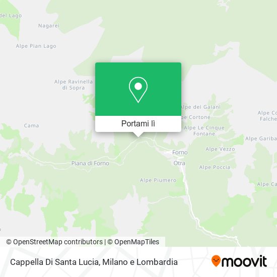 Mappa Cappella Di Santa Lucia