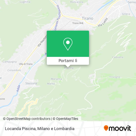 Mappa Locanda Piscina