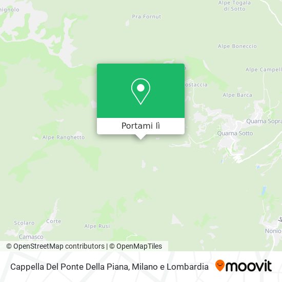 Mappa Cappella Del Ponte Della Piana
