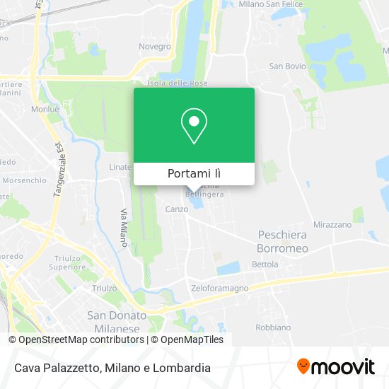 Mappa Cava Palazzetto