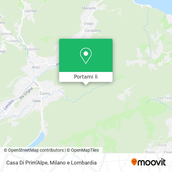 Mappa Casa Di Prim’Alpe