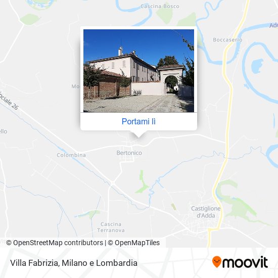 Mappa Villa Fabrizia