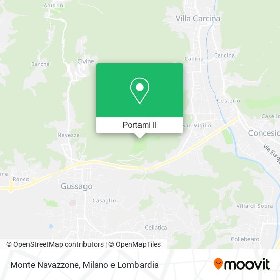 Mappa Monte Navazzone