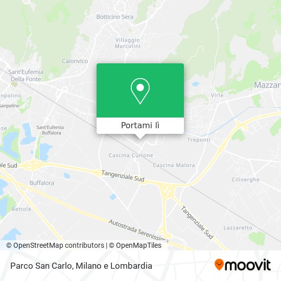 Mappa Parco San Carlo