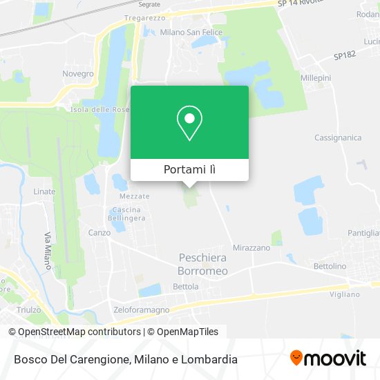 Mappa Bosco Del Carengione