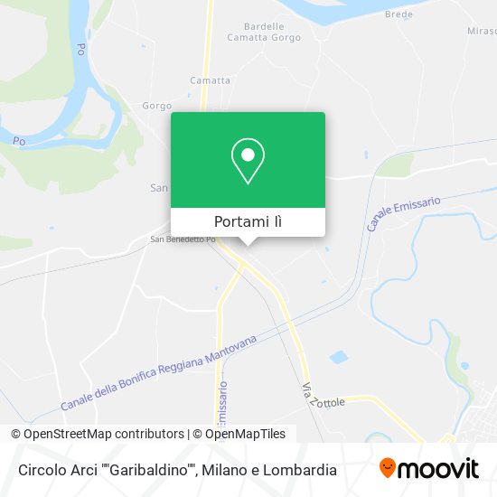 Mappa Circolo Arci ""Garibaldino""