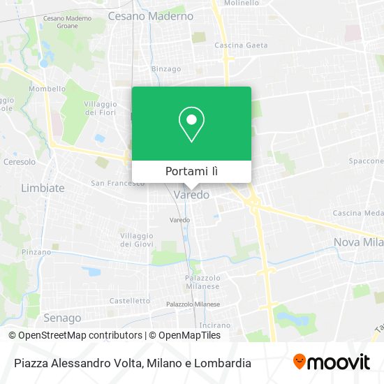 Mappa Piazza Alessandro Volta