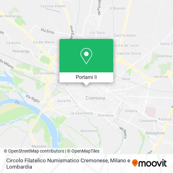 Mappa Circolo Filatelico Numismatico Cremonese