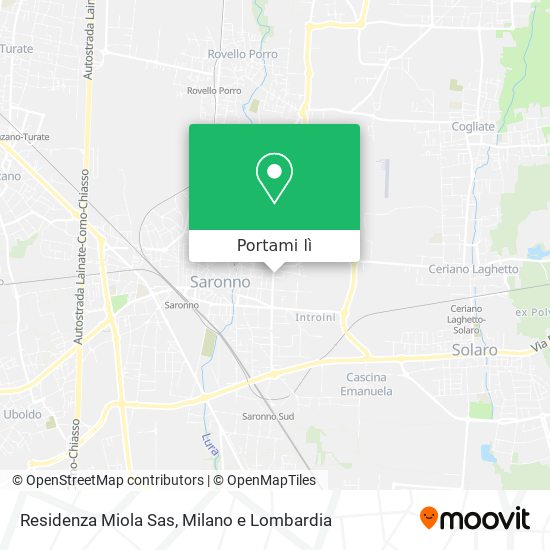 Mappa Residenza Miola Sas
