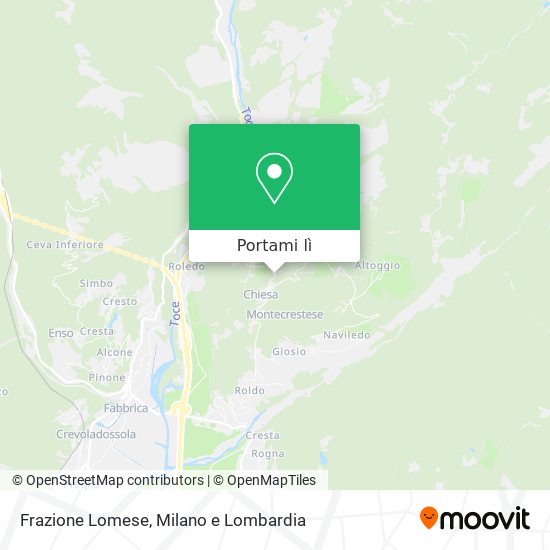 Mappa Frazione Lomese