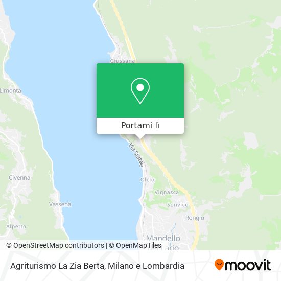 Mappa Agriturismo La Zia Berta