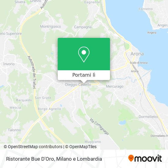 Mappa Ristorante Bue D'Oro