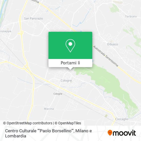 Mappa Centro Culturale ""Paolo Borsellino""