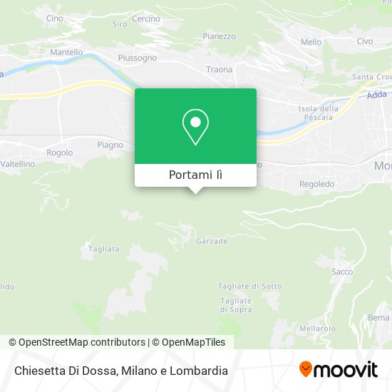 Mappa Chiesetta Di Dossa