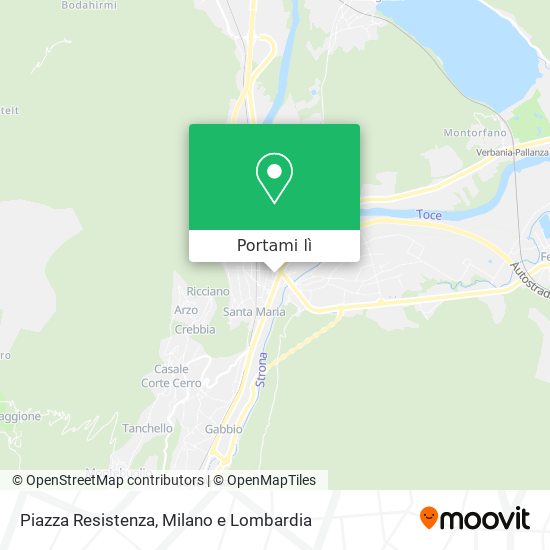Mappa Piazza Resistenza