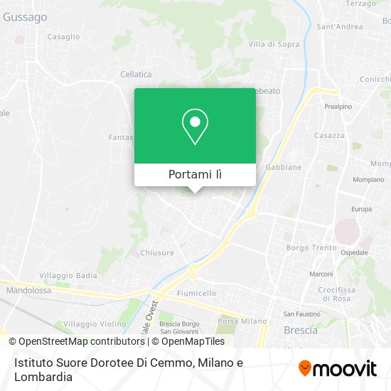 Mappa Istituto Suore Dorotee Di Cemmo