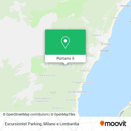 Mappa Excursionist Parking