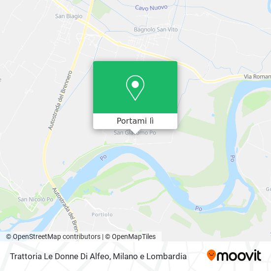 Mappa Trattoria Le Donne Di Alfeo