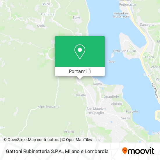 Mappa Gattoni Rubinetteria S.P.A.