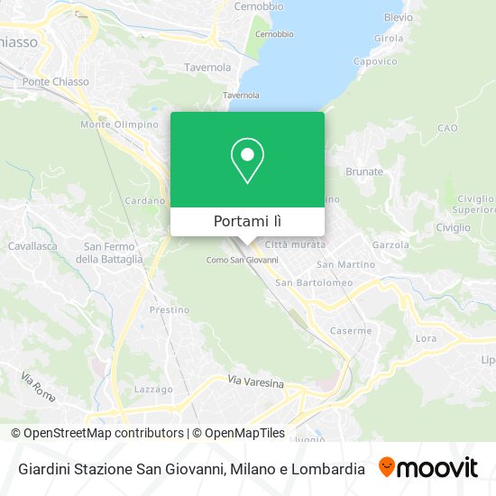 Mappa Giardini Stazione San Giovanni