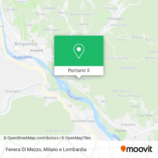 Mappa Fenera Di Mezzo