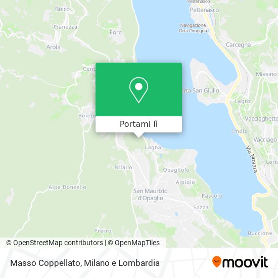 Mappa Masso Coppellato