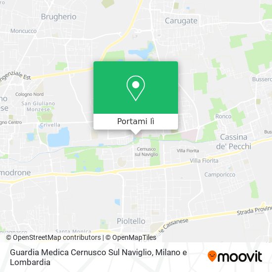 Mappa Guardia Medica Cernusco Sul Naviglio