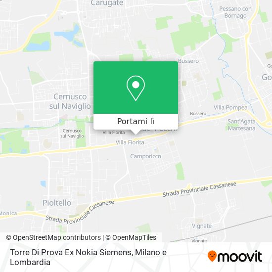 Mappa Torre Di Prova Ex Nokia Siemens