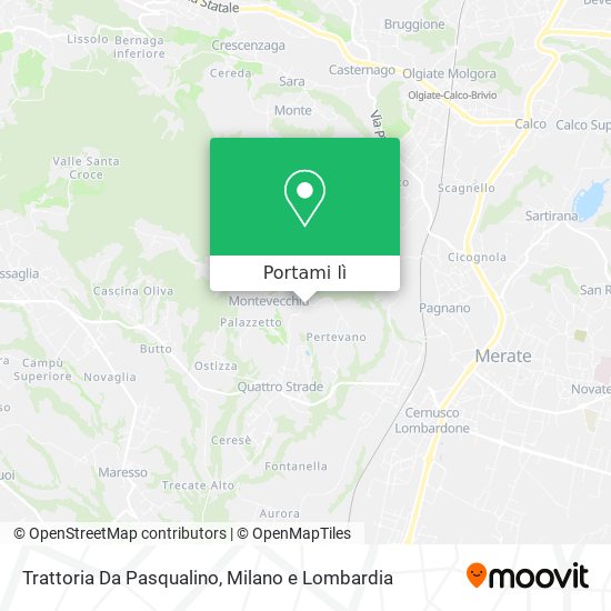 Mappa Trattoria Da Pasqualino