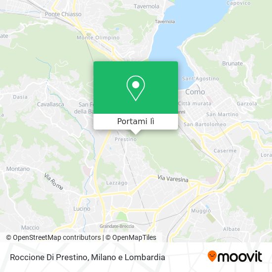 Mappa Roccione Di Prestino