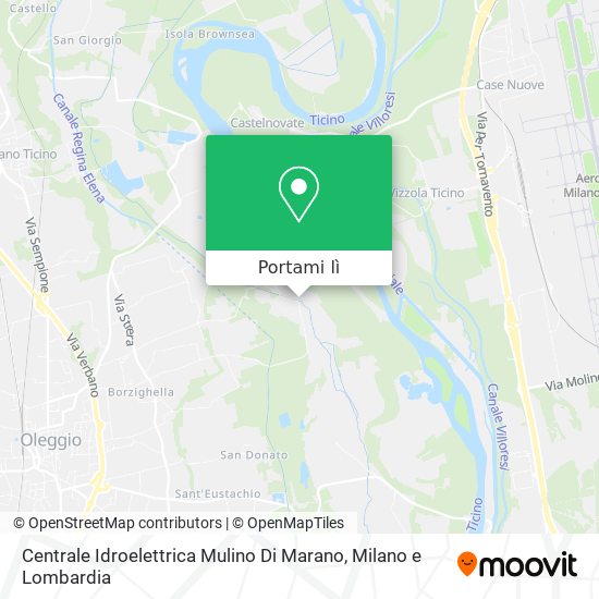 Mappa Centrale Idroelettrica Mulino Di Marano