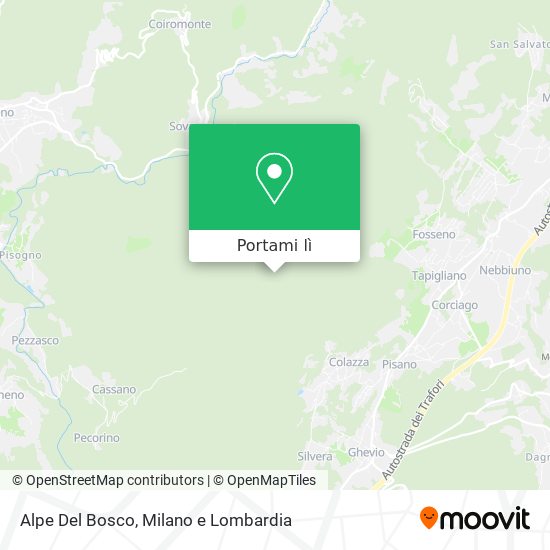 Mappa Alpe Del Bosco