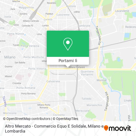 Mappa Altro Mercato - Commercio Equo E Solidale