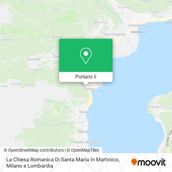 Mappa La Chiesa Romanica Di Santa Maria In Martinico