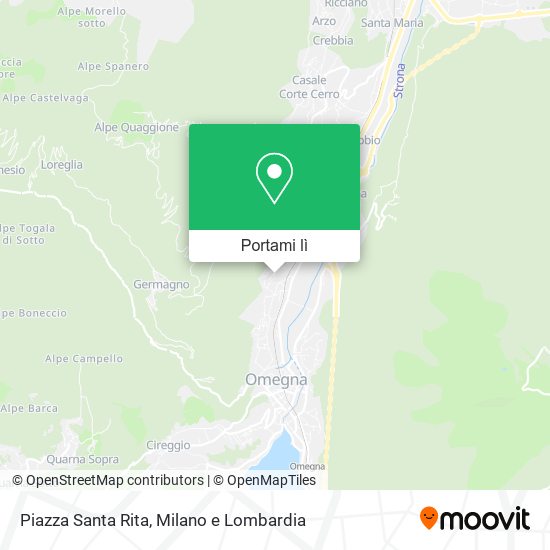 Mappa Piazza Santa Rita
