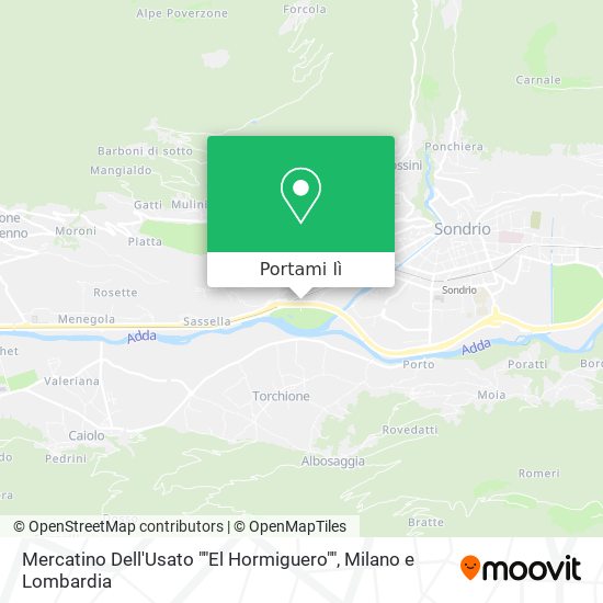 Mappa Mercatino Dell'Usato ""El Hormiguero""