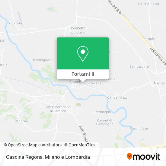 Mappa Cascina Regona