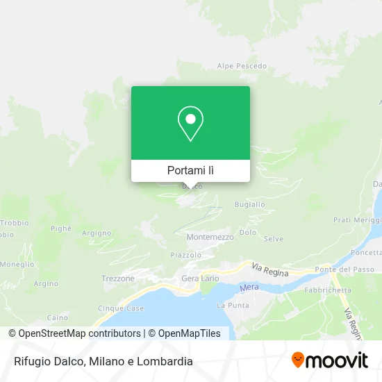 Mappa Rifugio Dalco
